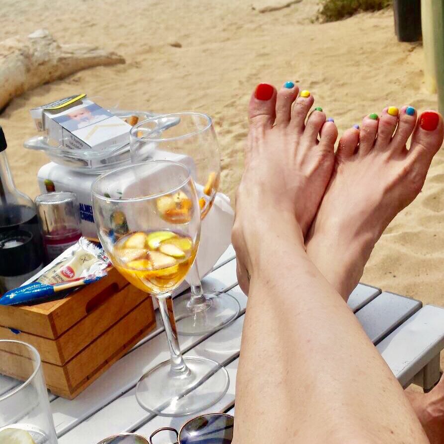 Feet of Benedetta Brugia